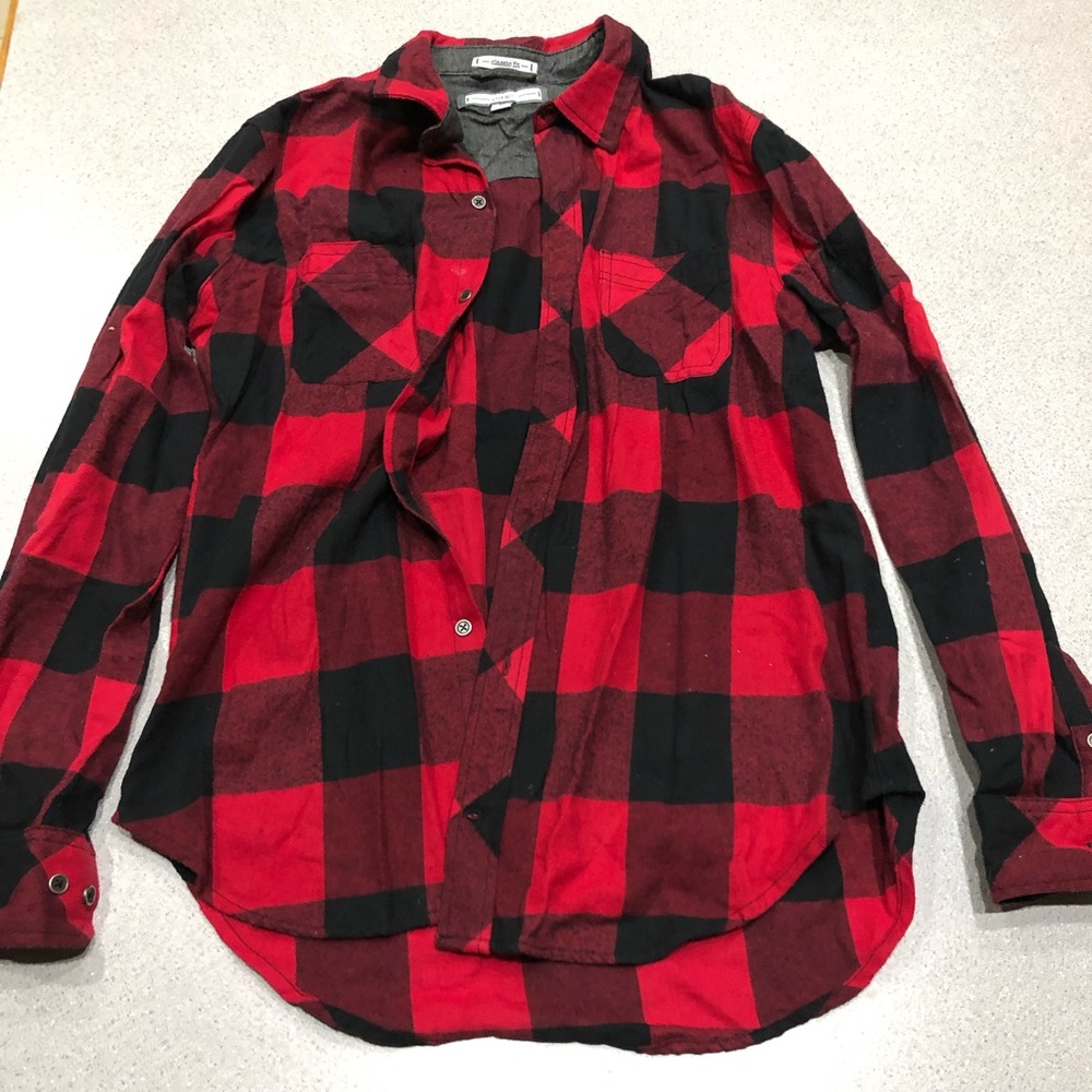 Buffalo plaid button up